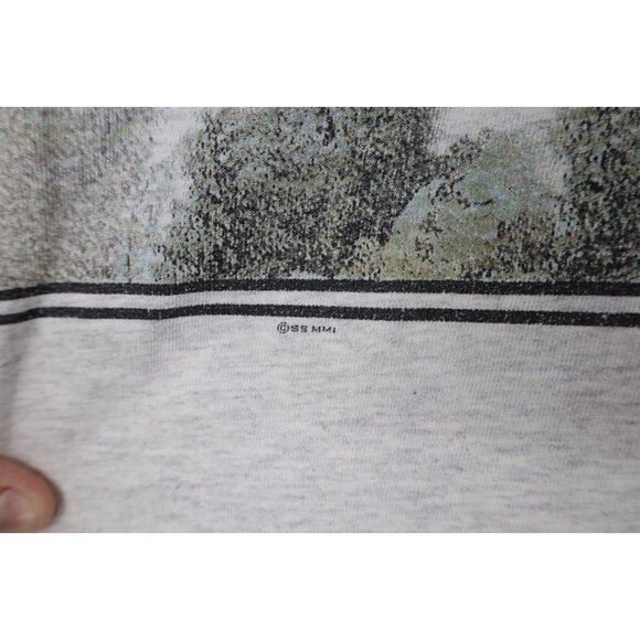 Vintage 90s Streetwear Mens 2XL XXL Faded All Over Print Mount Rushmore T-Shirt - Picture 7 of 16